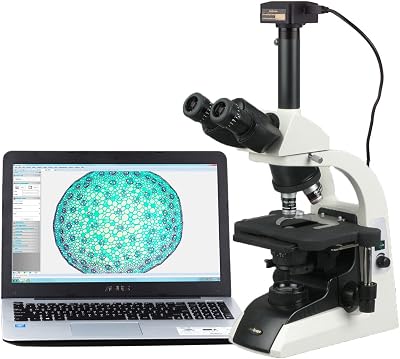 AmScope T650B-18M3 2000X Infinity Plan Trinocular Biological Microscope