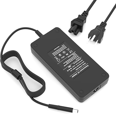 Zosam 180W Adapter Charger Compatible with Dell Dock D6000 Docking Station