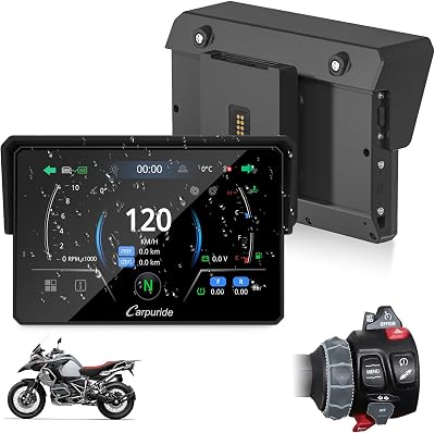 CARPURIDE W502BS for BMW Moto CarPlay & A-Auto Data Reading, Native Wonder