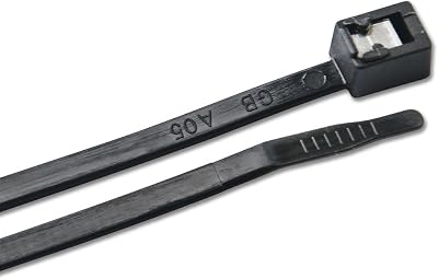 Ancor 199277 Cable Tie, Self-Cutting, 8", Black, 50pc/Bag
