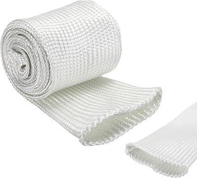 uxcell Insulation Cable Protector 55mm/2.17 Inch-2m/7 Feet White