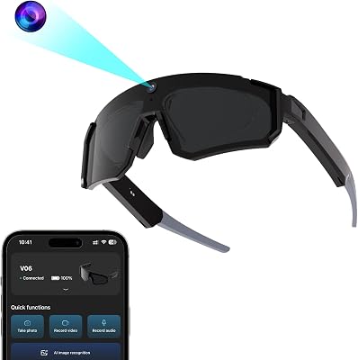Zigtik Pro AI Smart Glasses with 32MP Camera for Cycling & Hiking