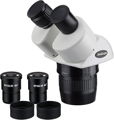 AmScope SW13B Binocular Microscope Head, WH10x Eyepieces, 30X