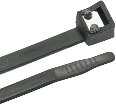 Ancor 199319 Cable Tie, Self-Cutting, Heavy-Duty, 15", Black, 100pc