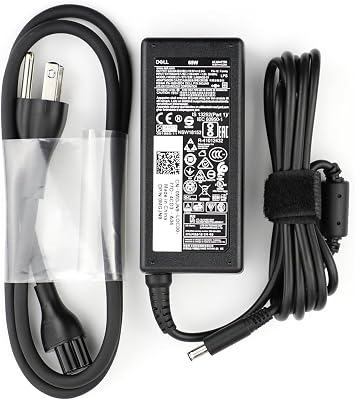 65W watt 4.5mm tip Laptop Charger Genuine Fit for Dell Inspiron 13 14 15 3000 5000 7000 Series 5558 5755 3147 7348-2in1 5555 5559 0G6j41 0MGJN with Power Cord