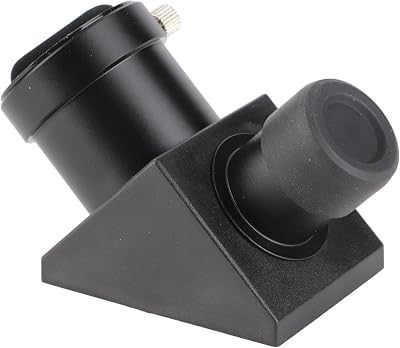 1.25 Inch Mirror Fully Coated Lens with Dust Cover 90 Degree Diagonal Adapter for 1.25 Inch Eyepiece 0.965 Inch Telescope Focuser