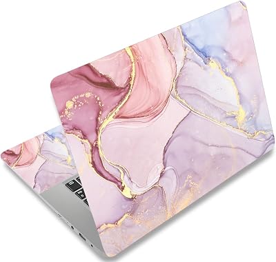 13 13.3 Inches Laptop Skin Sticker Netbook Skin Sticker Personalized Reusable Notebook PC Art Protector Cover Case by AORTDES (Colorful Marble)