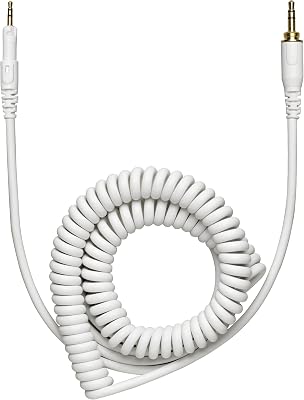 Audio-Technica HP-CC-WH Replacement Coiled Cable for M Series Headphones