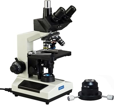 OMAX M837TL-A191BD 1600X Trinocular Oil Darkfield Compound Microscope