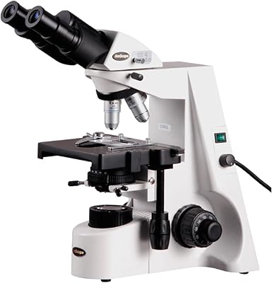 AmScope B660B 2000X Professional Kohler Binocular Compound Microscope