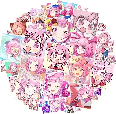 50PCS Anime Emu Otori Singer Stickers Waterproof Graffiti Vinyl Decals Laptop Toy Kid Gifts