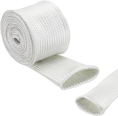 uxcell Insulation Cable Protector 35mm/1.38 Inch-2m/7 Feet White