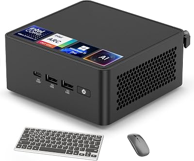 ASUS NUC 15 Pro Mini Computers, Intel Series 2 Ultra 5 225H (14C/14T, Up to 4.9GHz), Small PC 16GB DDR5 RAM, 512GB PCIe SSD, Win 11 Pro, Intel Arc 130T GPU, Thunderbolt 4, WiFi 7, 8K HDR, VESA Mount