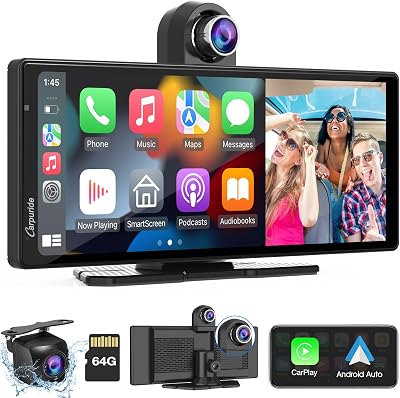 Carpuride W903 9.3" Wireless Carplay & Android Auto with Dash Cam