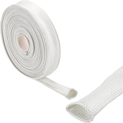 uxcell Insulation Cable Protector 15mm/0.59 Inch-10m/33 Feet White