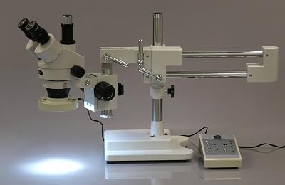 AmScope SM-4TZ-80AM Professional Trinocular Stereo Zoom Microscope, WH10x