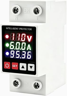 Adjustable Voltage Protector 110V, 63A Smart Circuit Breaker